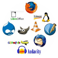 Auteur : G Khaznadar ; composé à partir de logos publics ; licence : CC0 les logiciels libres